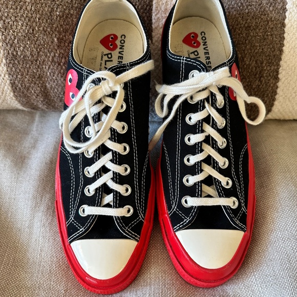 *LIKE NEW* Converse All Star "PLAY" with Comme De Garcons - Picture 3 of 13